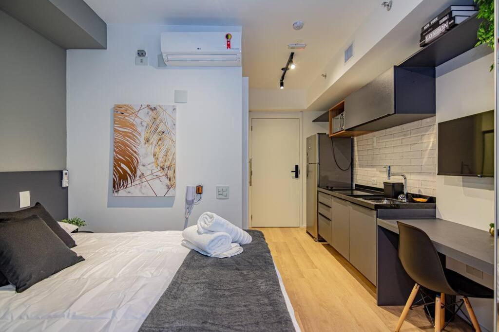 Apartamento Studio Confortavel Em Moema *